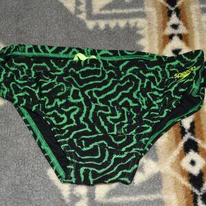 Speedo Race Maze swim brief size men's 32, new